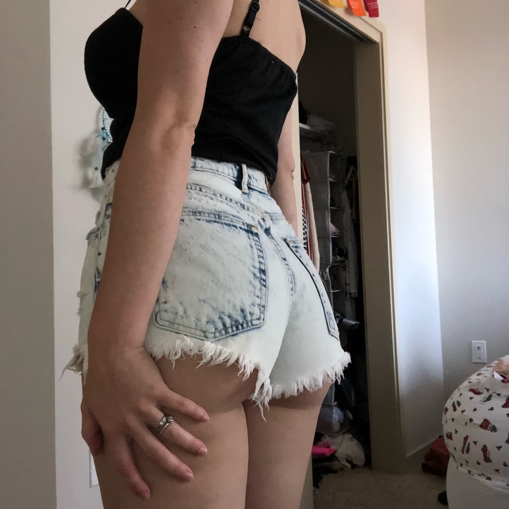 Zara Acid Washed Shorts
